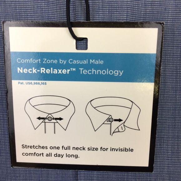 Comfort Zone blue button up shirt - Picture 3 of 6